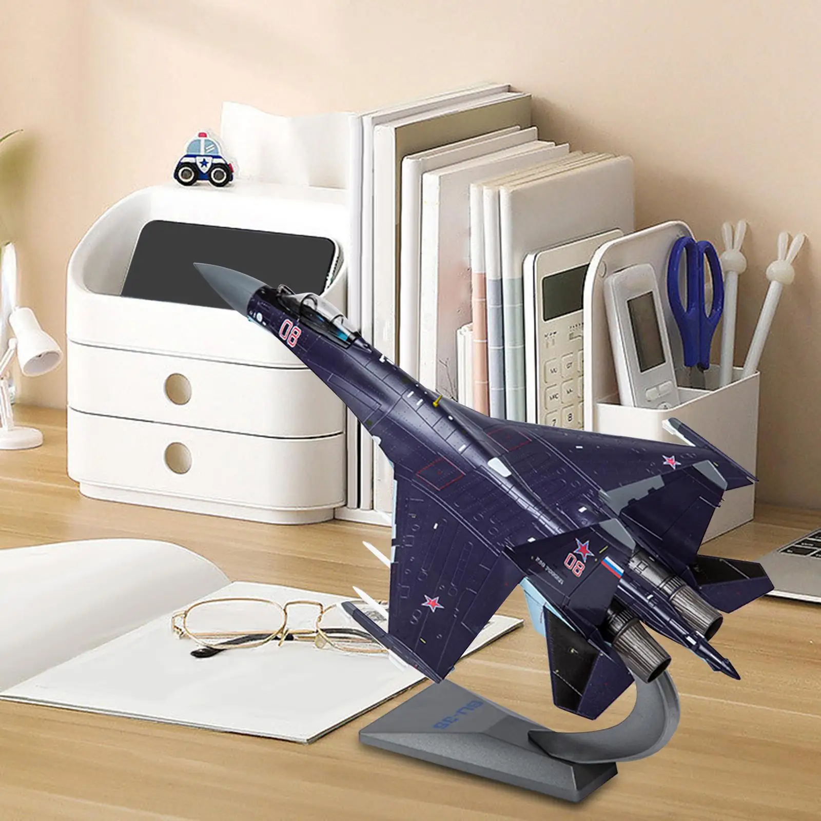 

1:72 Scale SU-35 Glider Simulation Collection Educational Toys 1/72 Plane Model for Children Kids Boys Adults Holiday Gifts