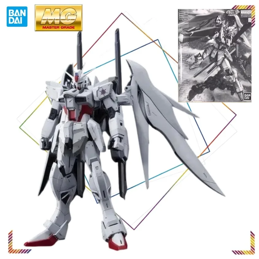 Фото Коллекционная сборная модель Bandai MG ZGMF-X56S Impulse Gundam Blanche: Фигурка Гандама из аниме SEED, подарок для фанатов №2