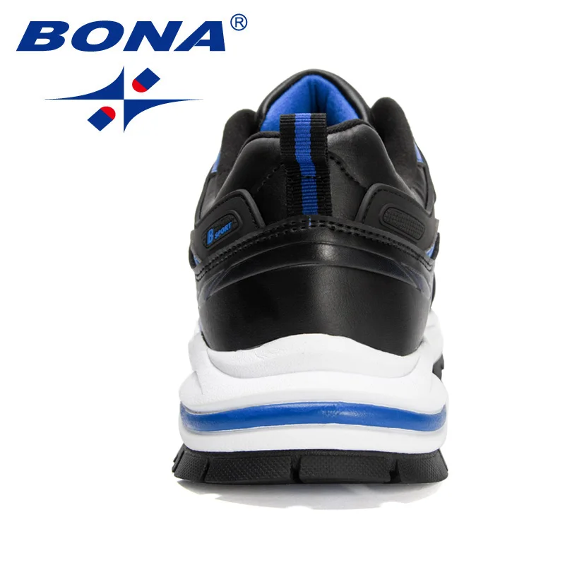 BONA 2022 New Designers Running Shoes Men Autumn Sneakers Man High Quality Light Breathable Sport Athletic Shoes Mansculino Soft