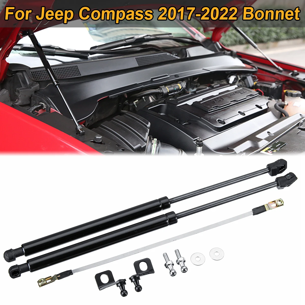 

2 шт./комплект, пружины для передней капота Jeep Compass 2017-2022