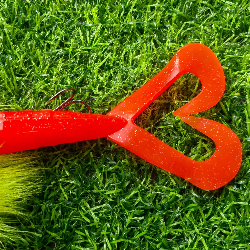 MUKUN Mouse Baby Swimbait Bucktail Mouse Lure Wąsy Rig Muskie Pike Рыбалка Игра Ручная завязка из оленьей шерсти Корпус Твердая снасть (art.: 3920d225bbb46) - 3920d225bbb46