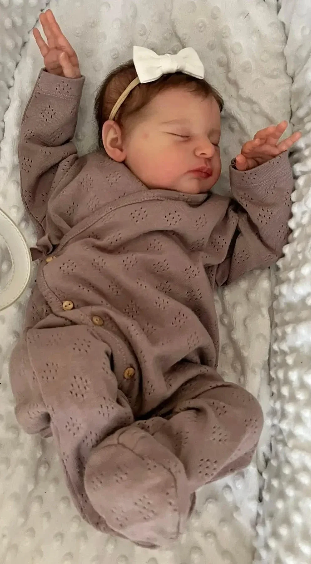 19-дюймовая кукла реборн для новорожденных размер Лоры 3D кожа ручная детализация