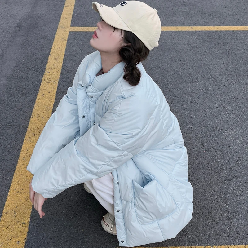

202 new winter down padded jacket women's parka winter women's coat warm thickened long-sleeved large size thickened jacket coat