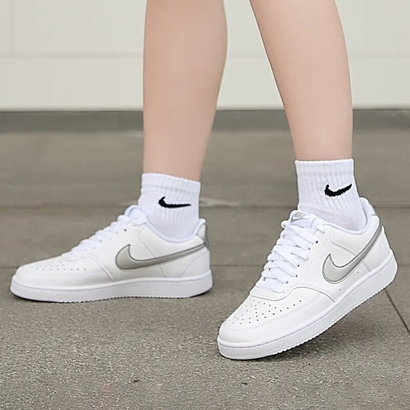 Женская спортивная обувь NIKE COURT VISION LOW модная износостойкая дышащая удобная