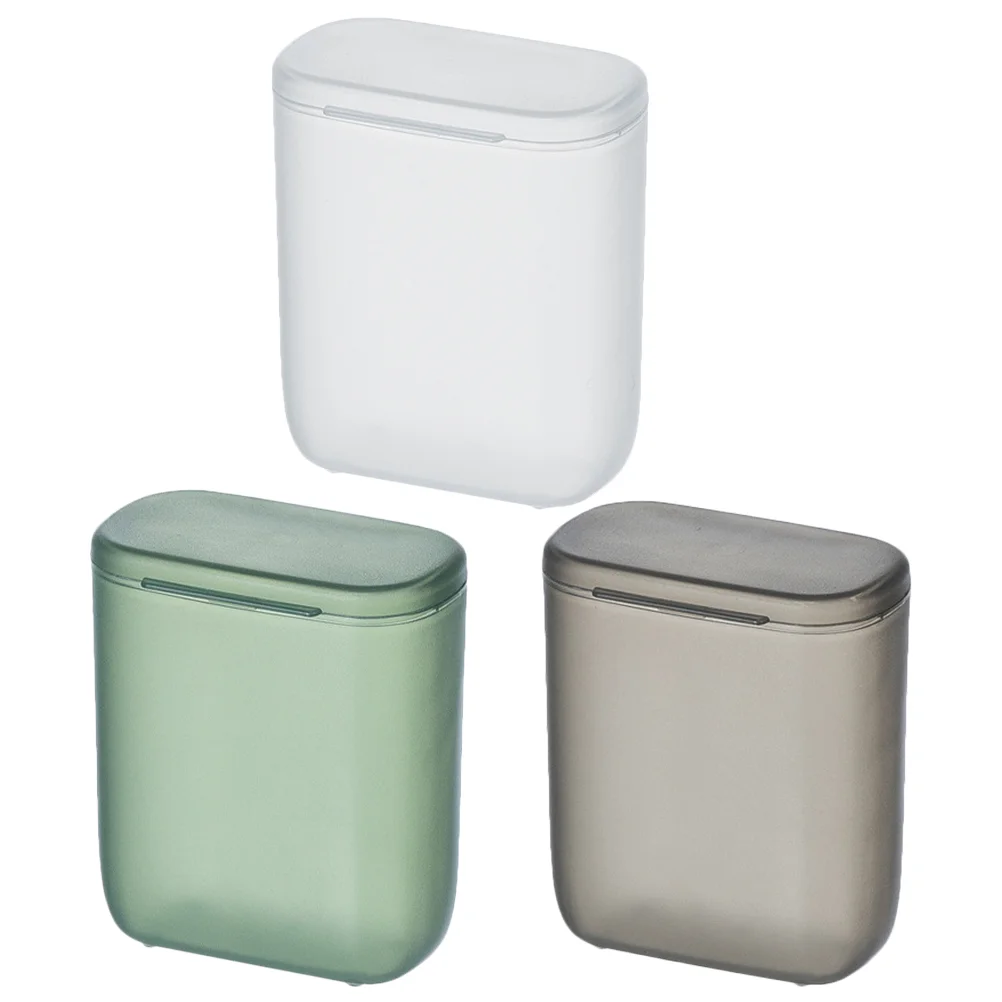 

3pcs Small Storage Boxes with Lids Plastic Small Storage Boxes Earring Organizing Box