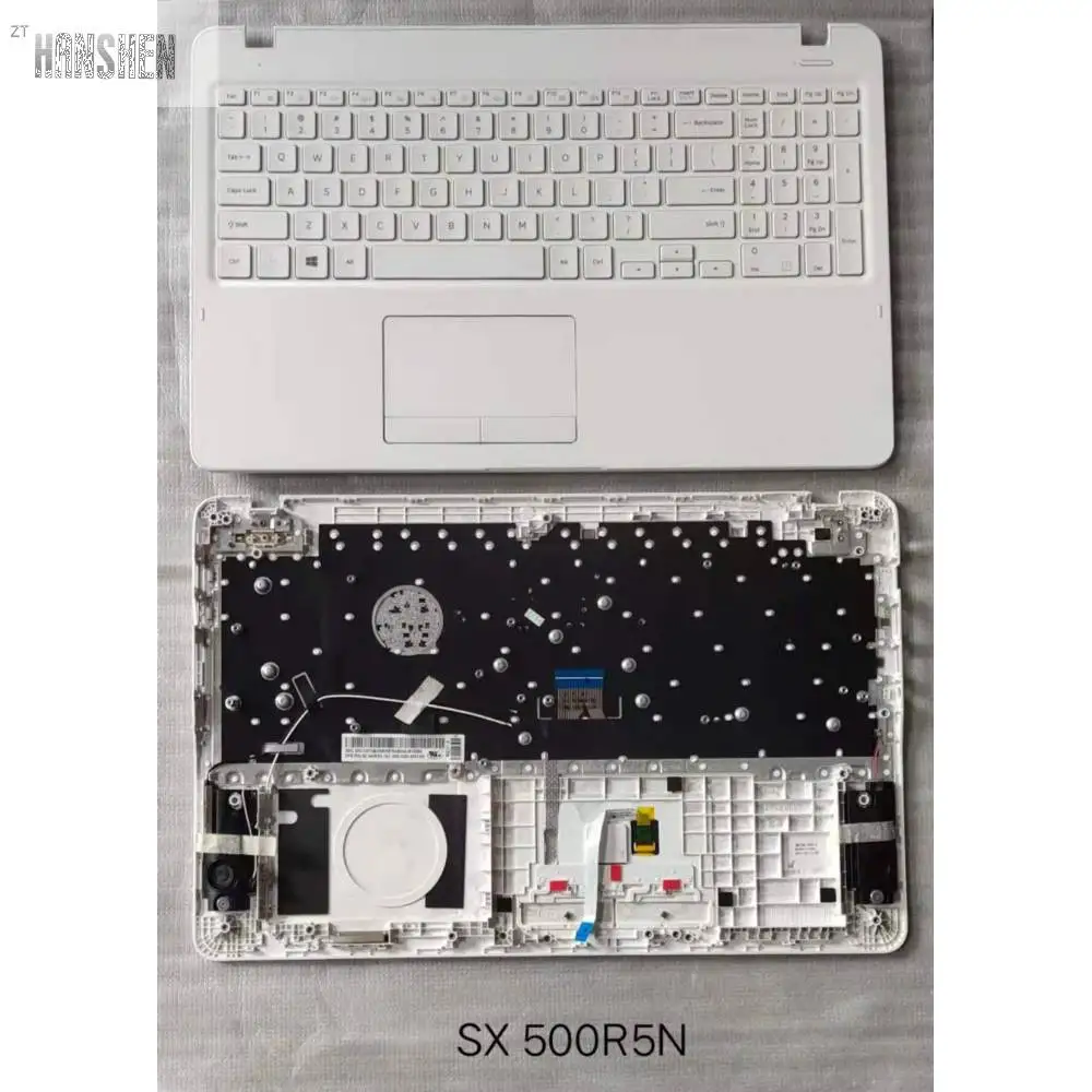 

HANSHEN US KR English Korean New keyboard FOR Samsung NP 500R5M 550R5M 500R5N 550R5N palmrest upper case
