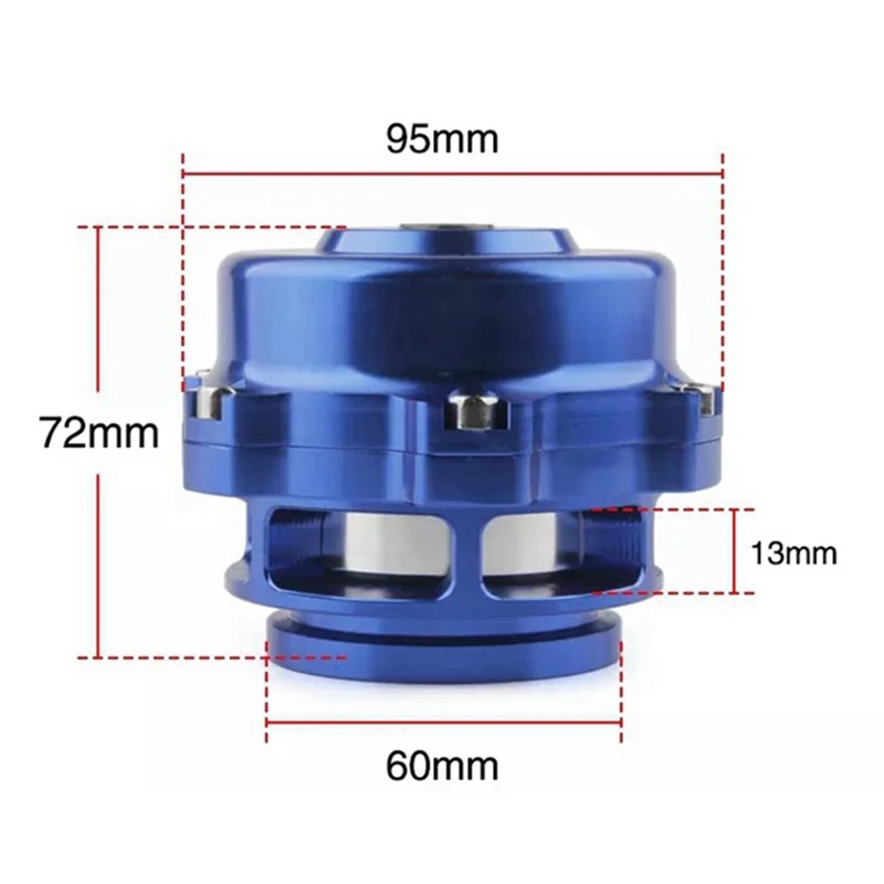 Car Modification 50MM Blow Off Valve Kit Turbine Pressure Relief Bov Vent