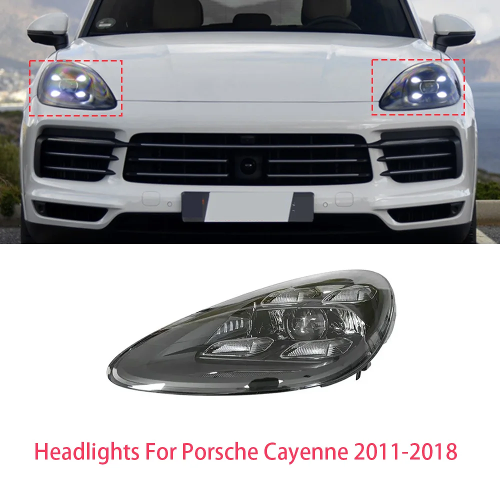 

High Quality LED Headlights For Porsche Cayenne 2011-2018 958.1/958.2 Upgrade 9Y0 Plug and Play