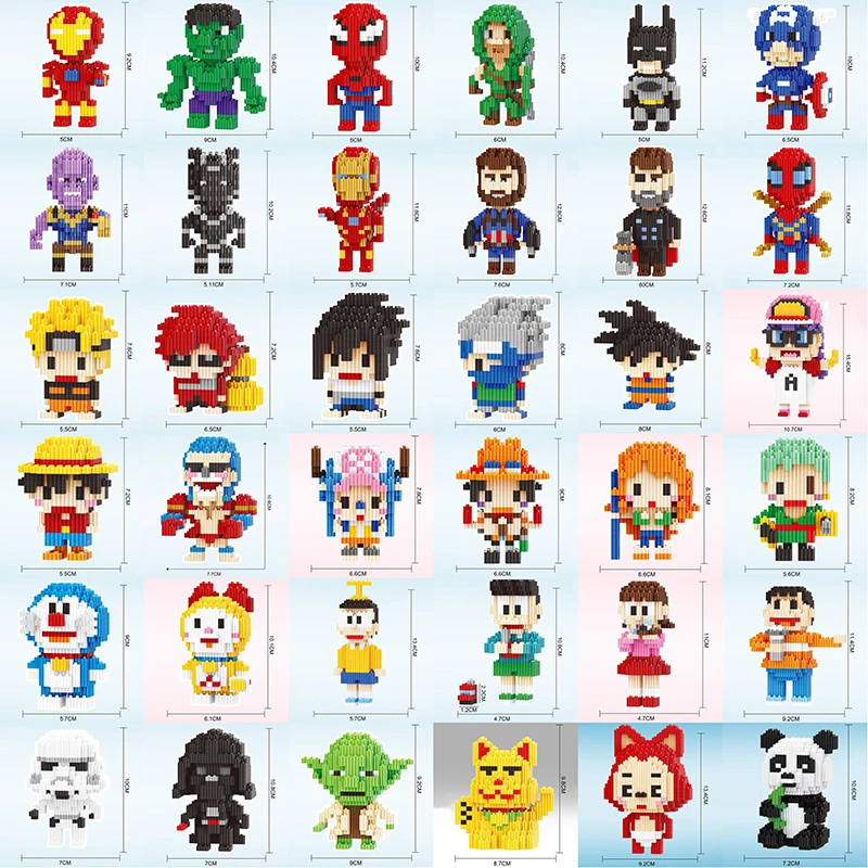 Новый конструктор с бриллиантами мультяшный Инопланетянин робот воин детские