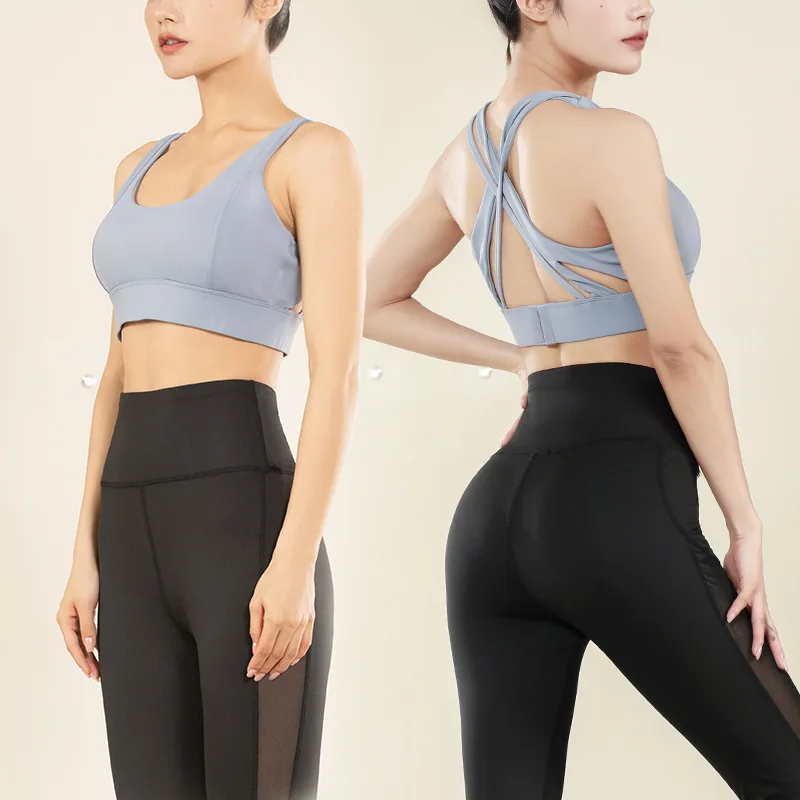 

Новинка 2022, модное красивое нижнее белье Leechee с вырезами на спине для корректировки груди, Женский противоударный жилет для фитнеса, бюстгал...