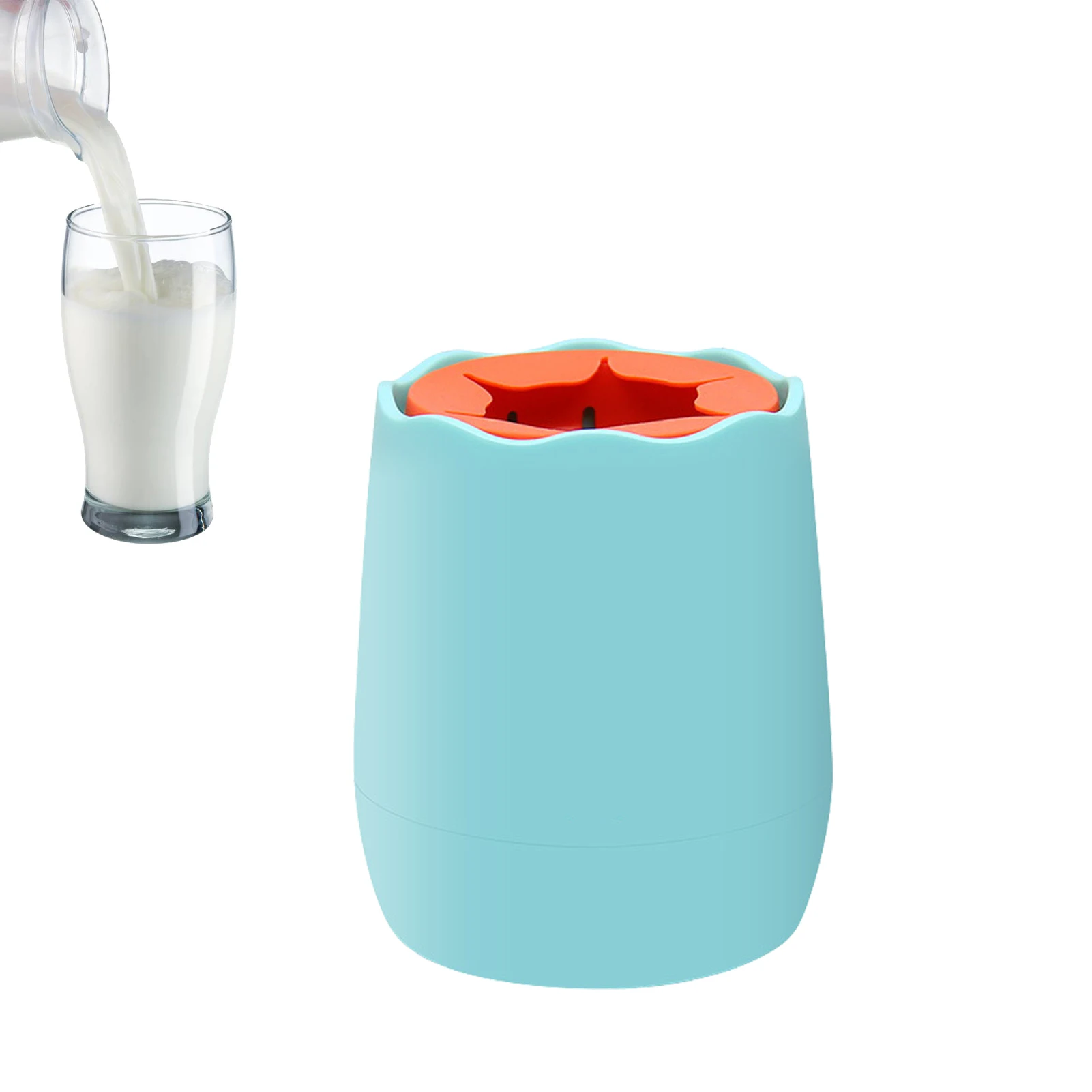 

Baby Milk Shaker Machine Automatic Baby Milk Bottle Shaker Flexible Silicone Card Slot Silent Milk Shaking One-Button Start