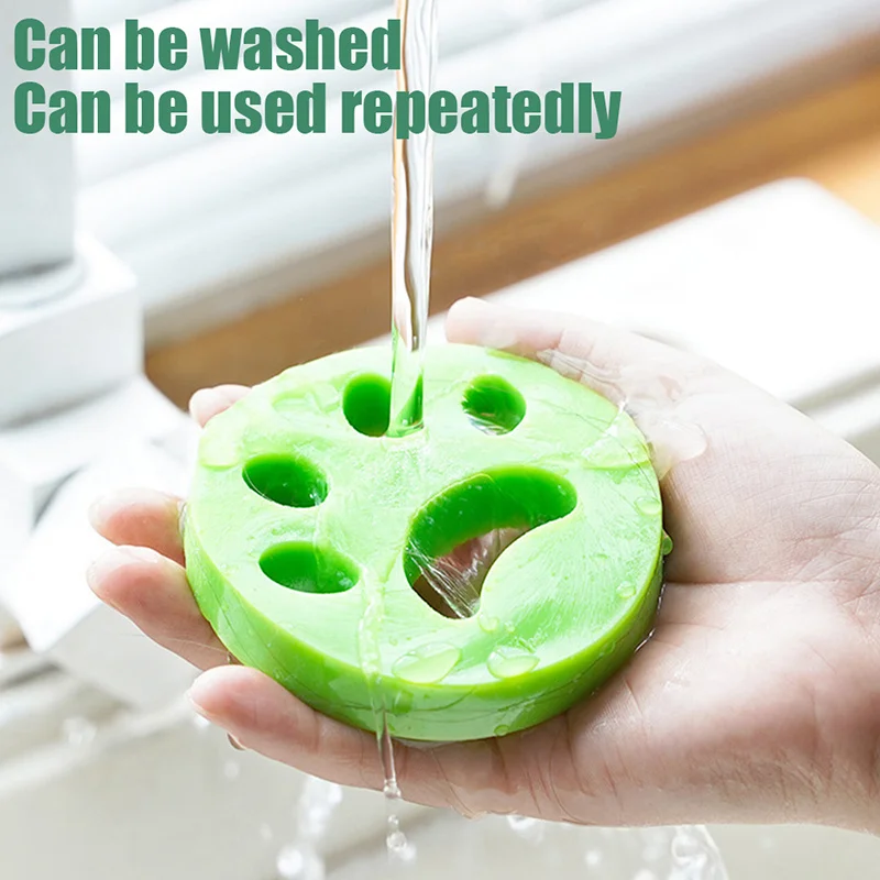 

2/4/6Pcs Pet Hair Remover Laundry Lint Catcher Washing Machine Hair Catcher Reusable Dog Hair Remover Household Cleaning Tools