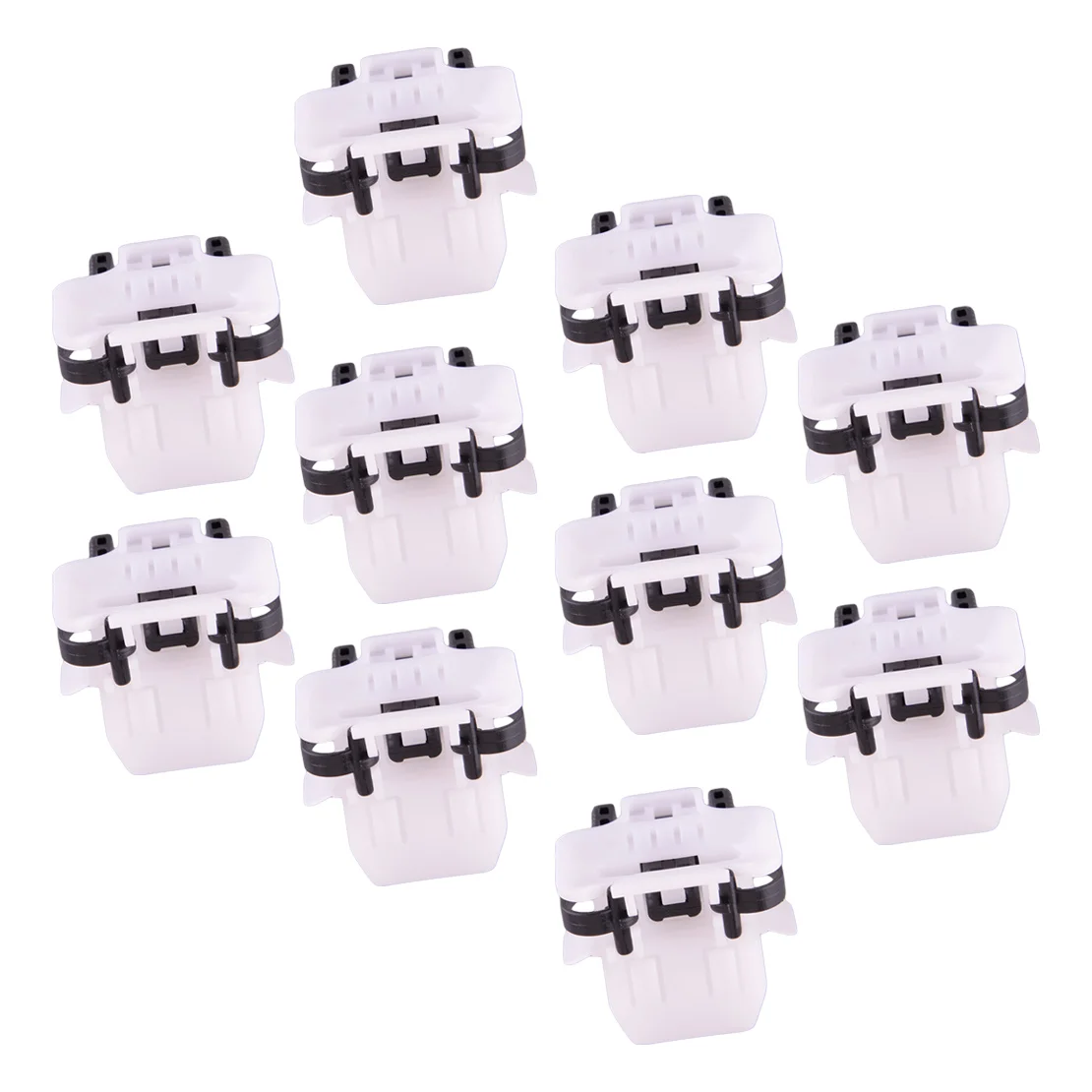 

10Pcs Car Nylon Rear Seat Cushion Pad Fixed Clip Fastener Fit For Honda Acura