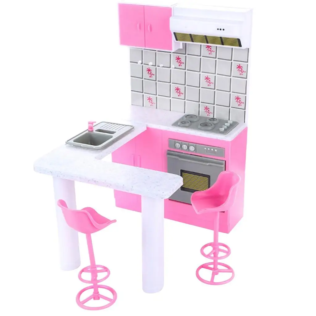 

Набор кухонных стульев для кукольного домика, 12 дюймов, масштаб 1/6