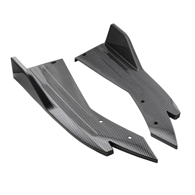 

2Pcs Bumper Decorative Splitter Modified Car Rear Bumper Spoiler Rear Lip Car Side Fin Scratch Protection Auto Rear Wrap Angle