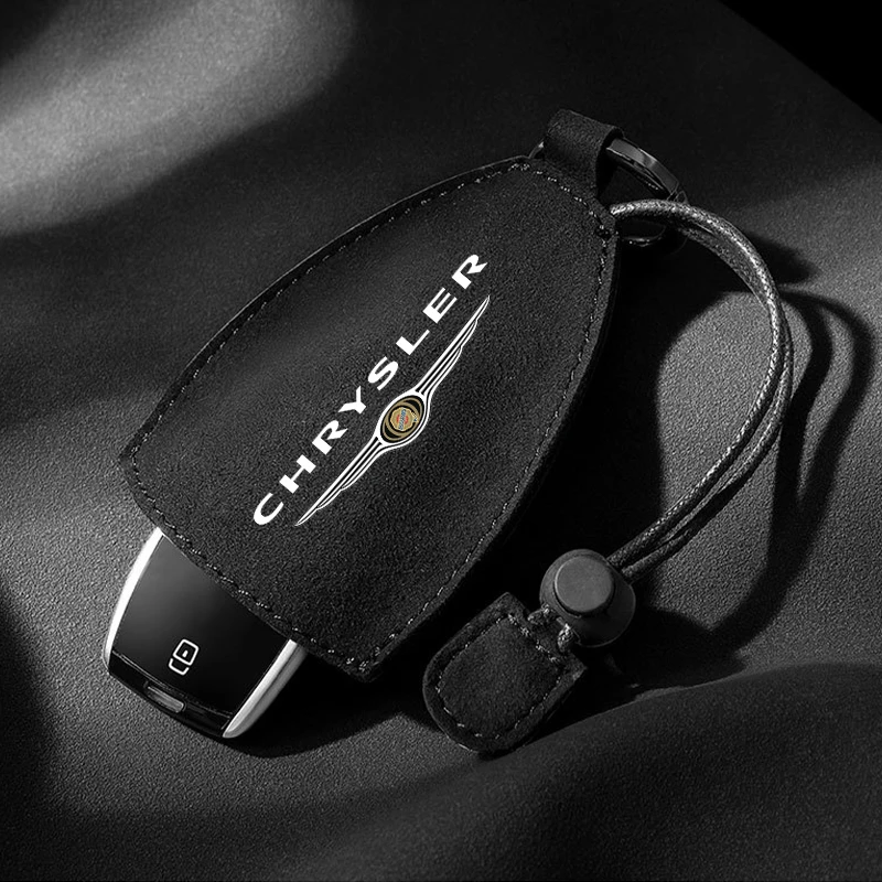 Автомобильный кожаный чехол для ключей Выдвижной Карманный держатель Chrysler 300C 300M