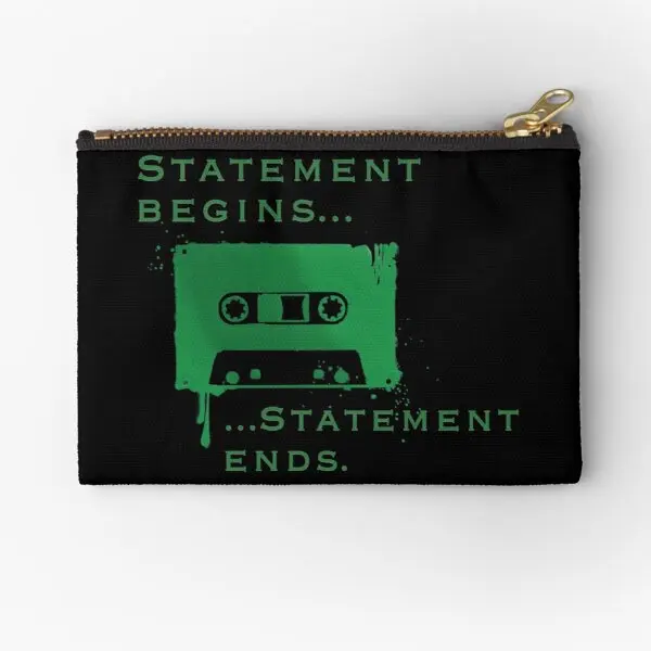 

Statement Begins Statement Ends Zipper Pouches Bag Money Wallet Panties Packaging Women Pocket Key Pure Men Coin Socks Cosmetic