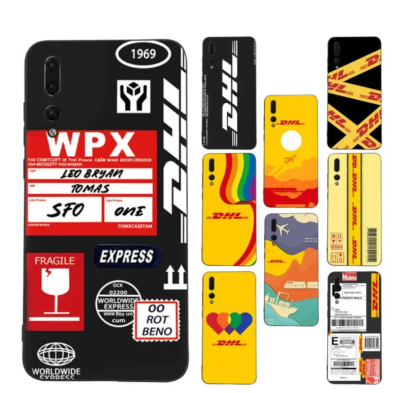 

DHL Hot Express 50th Anniversary Edition Phone Case for Huawei P30 40 20 10 8 9 lite pro plus Psmart2019