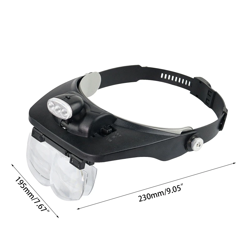 Лупа с подсветкой на голову лупа ремонт 1 2X/1 8X/2 5X/3 5X