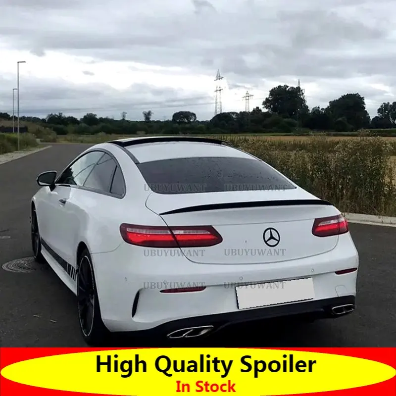 

Для Mercedes W213 E-COUPE 2-дверный W238 E200 E300 E53 2017-2020 Спойлер ABS Материал грунтовка цвет автомобиля