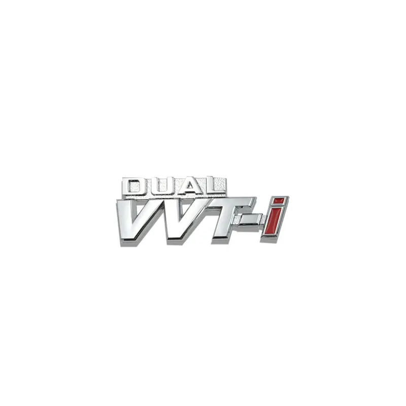3D металлический сплав двойной логотип VVT-i VVTi хромированный значок на боковой