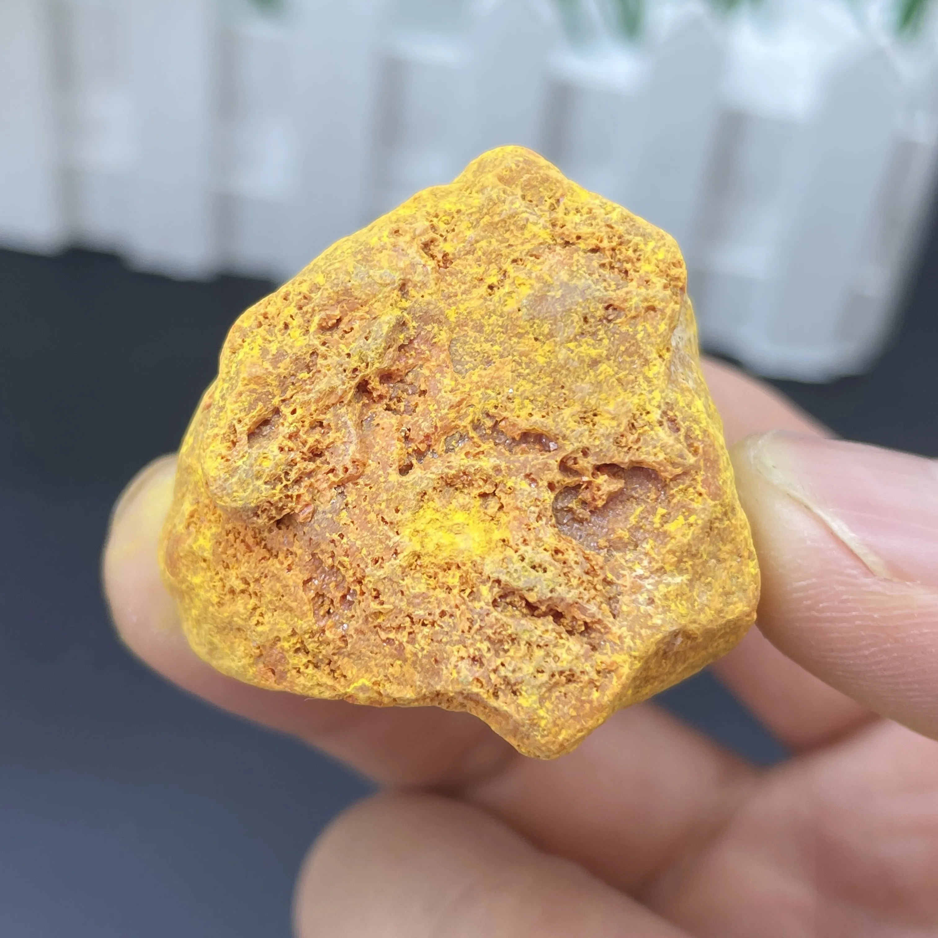 Натуральный желтый сульфид мышьяка Realgar минеральное сырье для коллекции