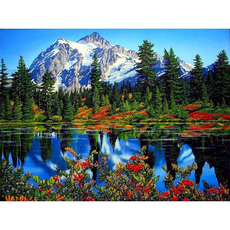 

GATYZTORY Раскрашивание интерьера по номерам, пейзаж ручной работы, цифровая Раскрашивание без рамки, Раскрашивание по номерам, украшение для г...