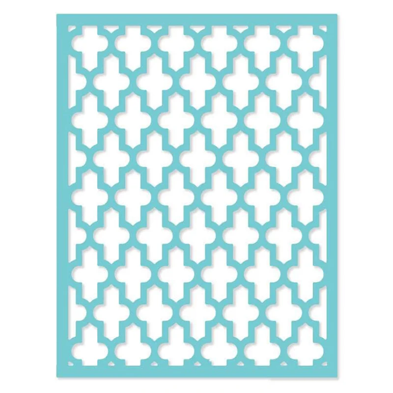 

Lattice Cover Metal Cutting Die DIY Card Album Photo Making Crafts Stencil For Decoration Scrapbooking New 2022