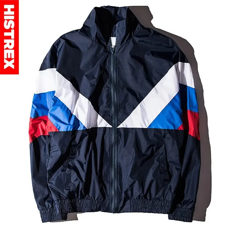 

Russian 2023 Jacket Men High Quality Russia Flag Famous Designer Nylon Windbreaker Reggae Women Jackets Patchwork Coats