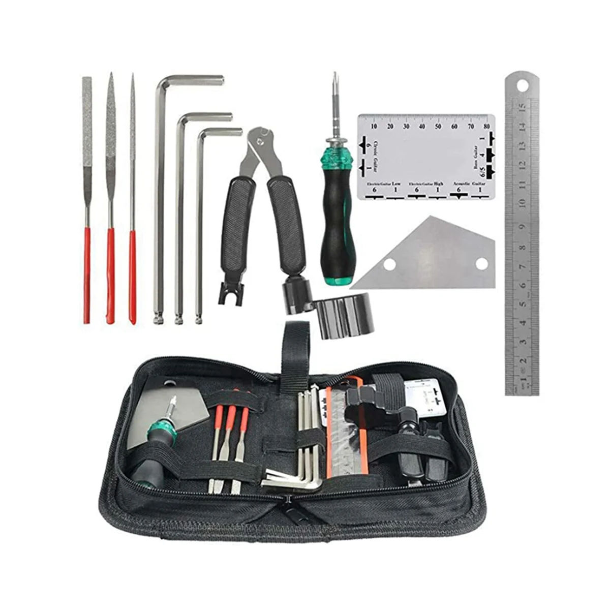 

Набор для ремонта гитары, набор инструментов для ухода за гитарой, чистящие аксессуары