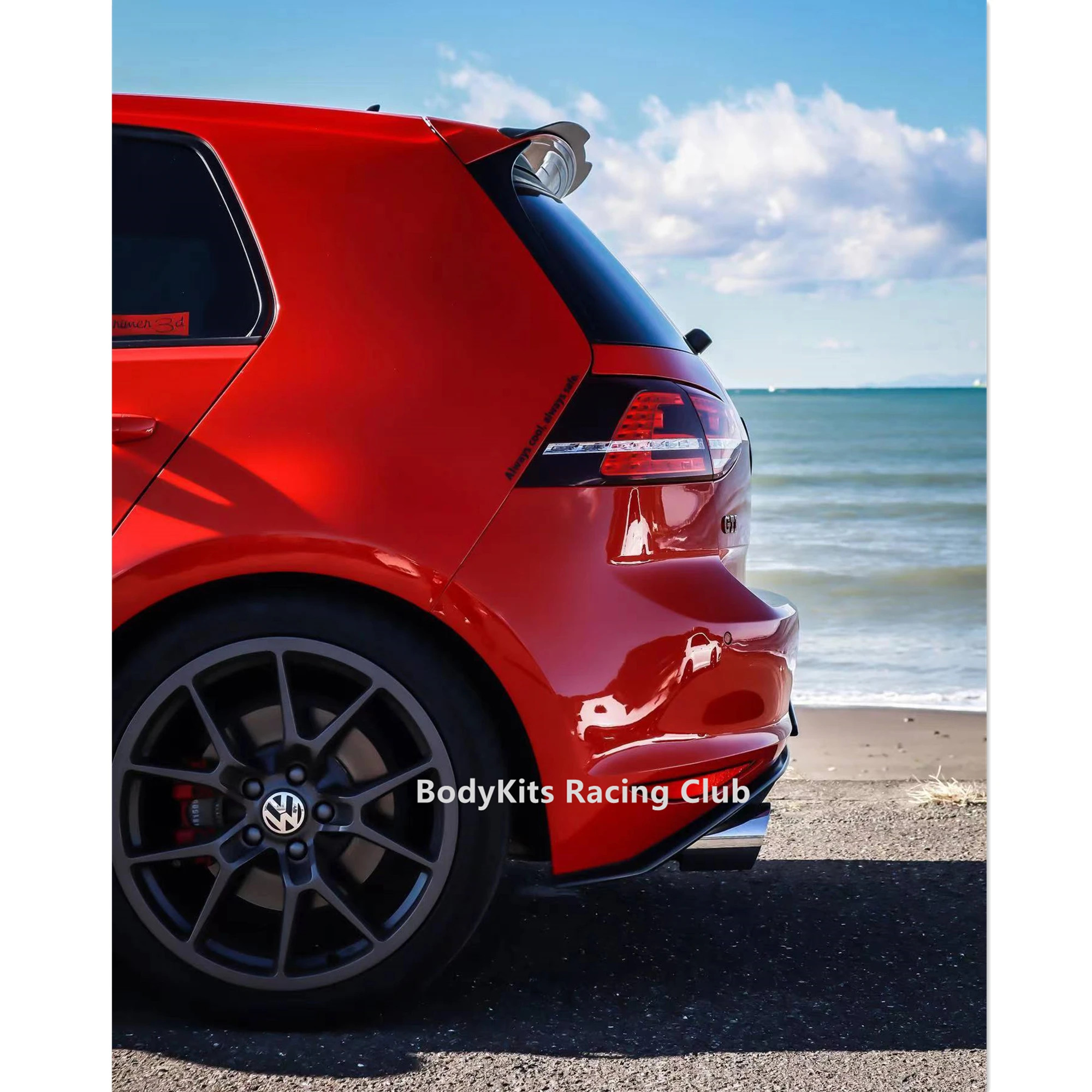Maxton дизайн стиль блестящая черная фотография для Volkswagen Golf 7 5 GTI GTD GTE R 2013-2020 |
