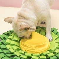 pet snuffle mat dog feeding mat small dog training pad pet nose work blanket non slip pet activity mat for foraging skill