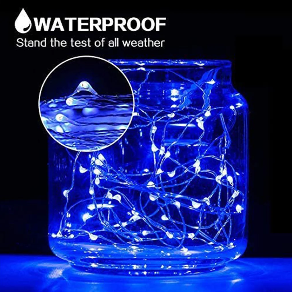 

USB LED Light String Night Light Home Office Garden Waterproof Remote Control Timer Lamp String 100/200LEDS for Party Xmas Decor