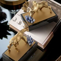 nordic home pieces brass statue decor designer ornaments desk accessories gift decoration