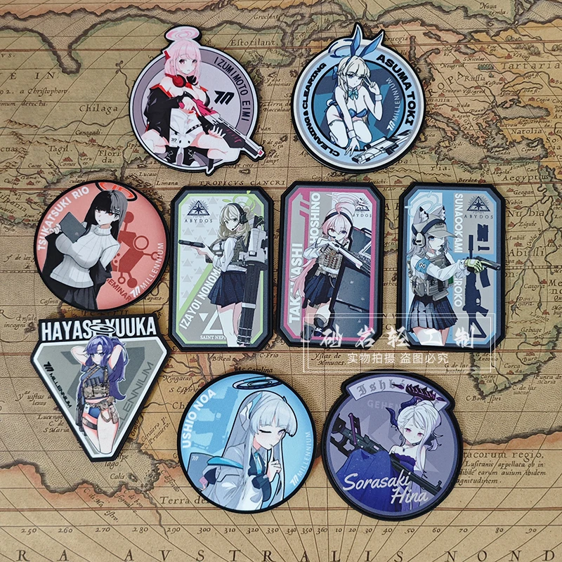 Синий архив милое оружие для девушек фотосессия одежды игровая искусственная