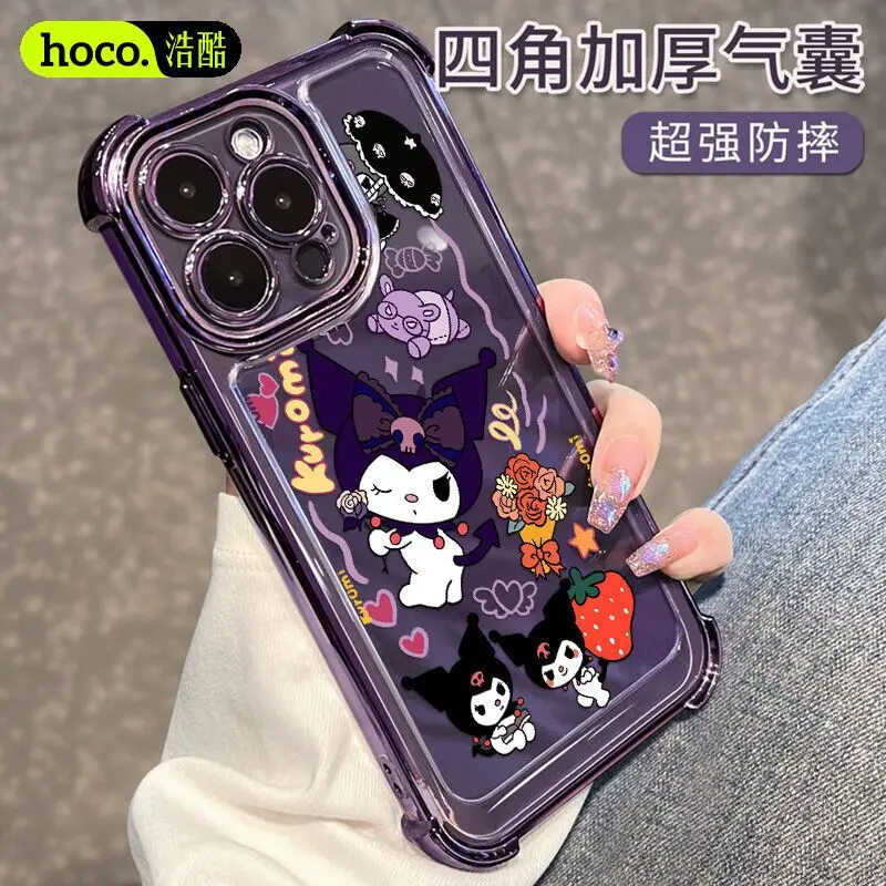 Милый мультяшный чехол Kuromi для Infinix Hot 40i 30 30i 10s 9 Play Smart 8 7 Note 40 Spark Go itel A70