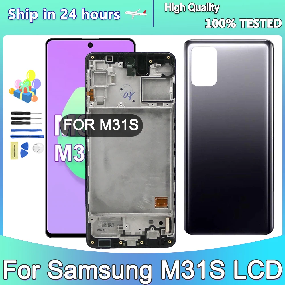 Для Samsung Galaxy M31S экран дисплея M31s SM-M317F M317F/DS ЖК-дисплей с дигитайзером сенсорного