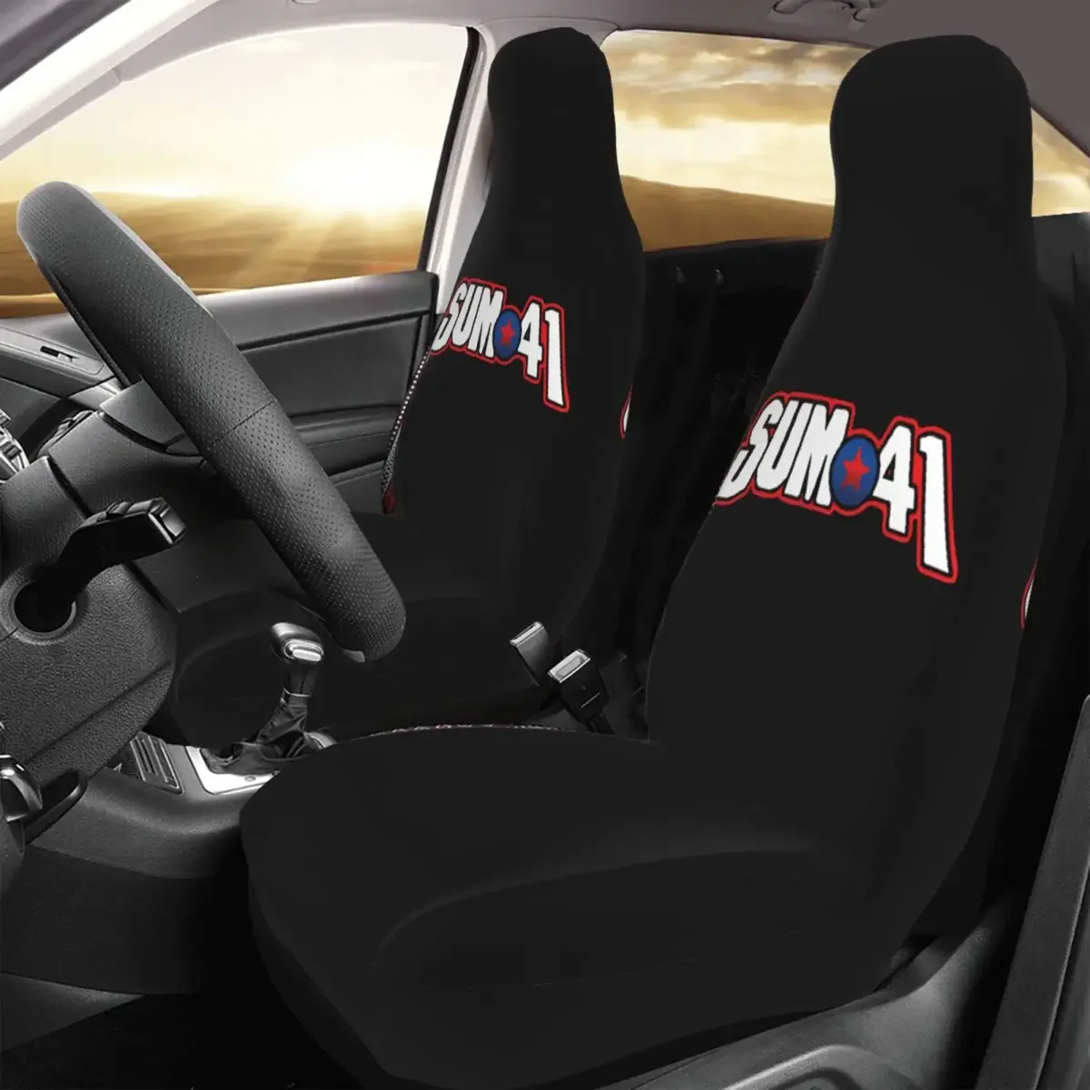 Брендовый универсальный чехол для автомобильного сиденья Sum 41 водонепроницаемый