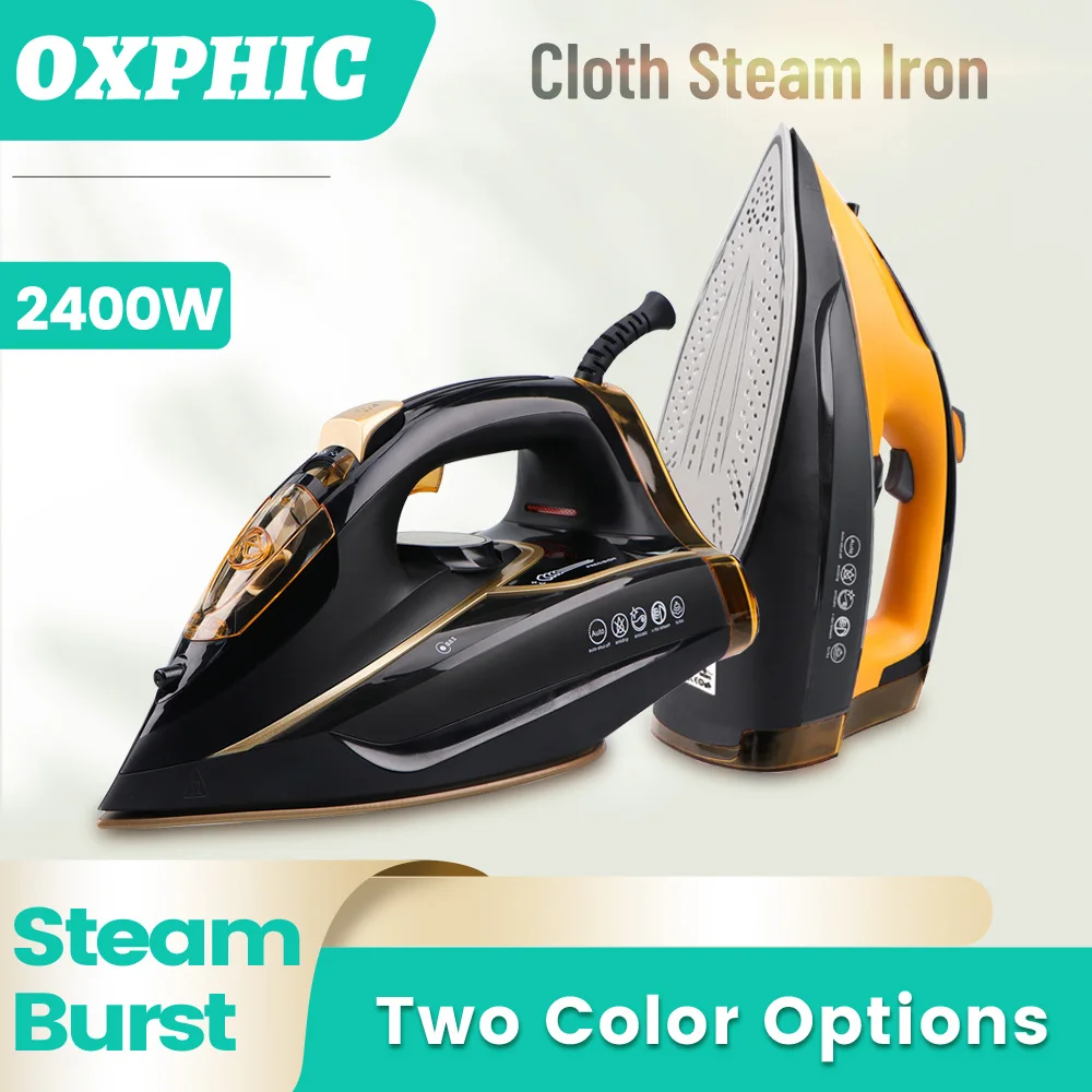 OXPHIC Cloth Steam Iron 2400W Steam Generator Iron Steamer Steam Iron For Clothes Garment Steamer Hand Steamer Home Appliance