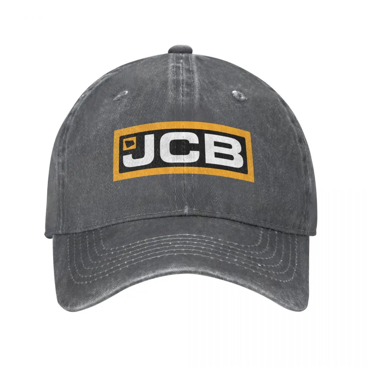 

Jcb Logo New Diy Print Baseball Caps Vintage Distressed Washed Headwear Unisex Style Outdoor Running Golf Caps Hat