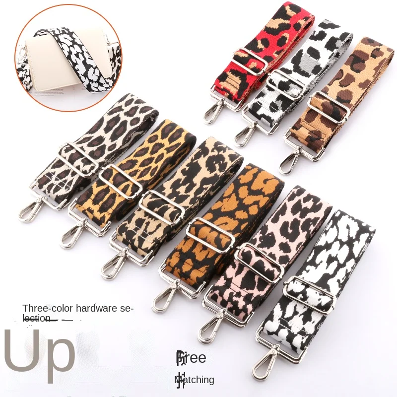 5cm Bag Shoulder Strap Adjustable Bag Strap Bag Accessories Handbag Belt Leopard Print Shoulder Strap Replacement Wallet Strap