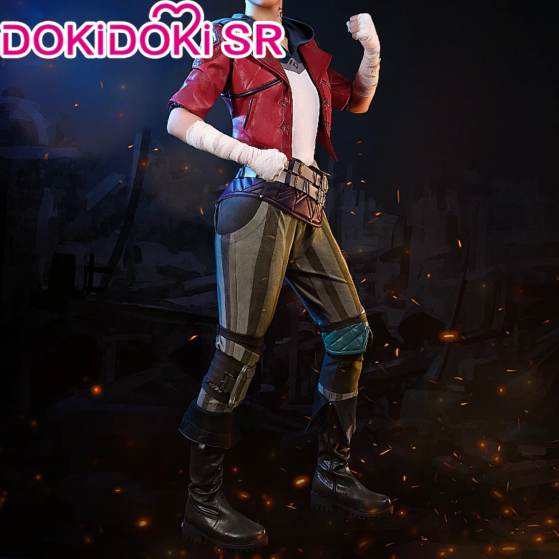 

PRE-SALE DokiDoki-SR аниме Arcane League of Legend Косплей Vi LOL League of Legends Vi Косплей Костюм