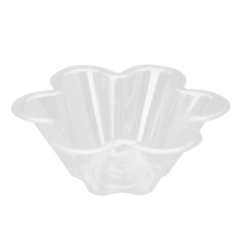 

Женская одноразовая чаша для мороженого в форме трубы 320 мл, прозрачная пластиковая чаша для мороженого, чаша для бритья сливы