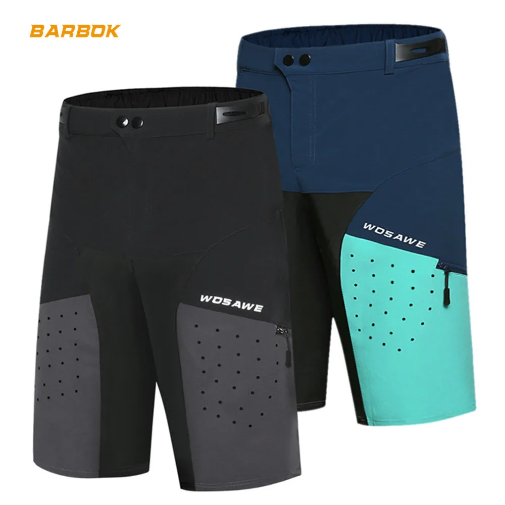 

WOSAWE летние мужские мотоциклетные шорты, горные брюки, водонепроницаемые свободные шоссейные велосипеды, кемпинг, пеший туризм, горные трус...