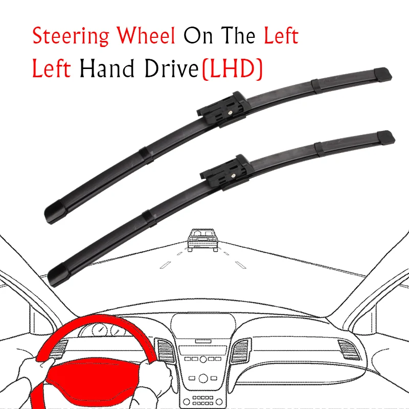 Щетки стеклоочистителя для Audi A5 (F5) Sportback 2017-2024, 24 + 20 дюймов