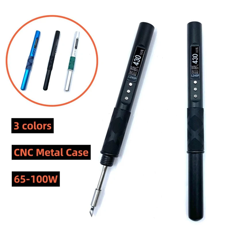 L245P PD 65 Вт DC 90 портативный Электрический паяльник поддерживает QC совместимый JBC245