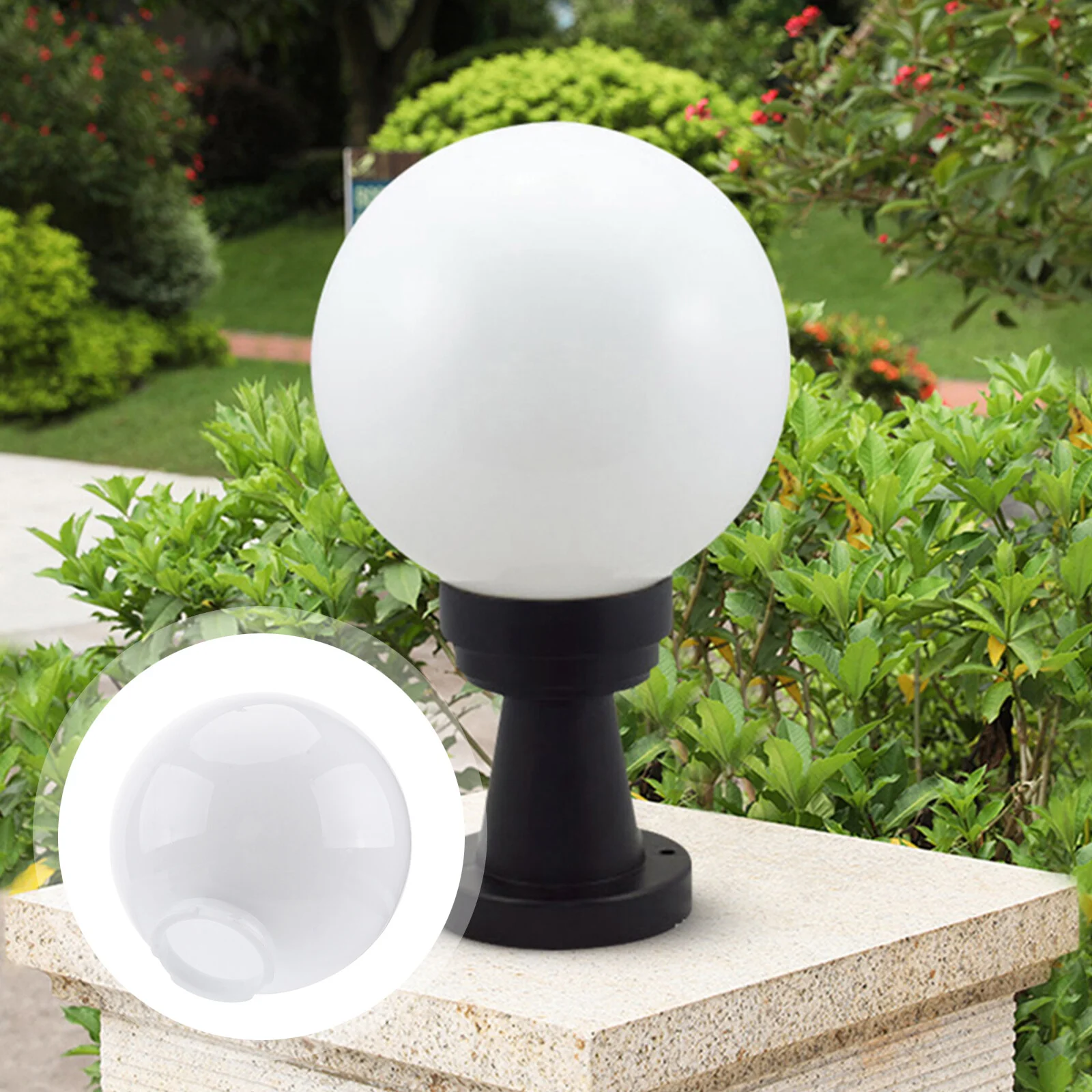 

Glass Lamp Accessories Dust-proof Cover Durable Chandelier Ball Shaped Shades Candelabra Light Bulbs