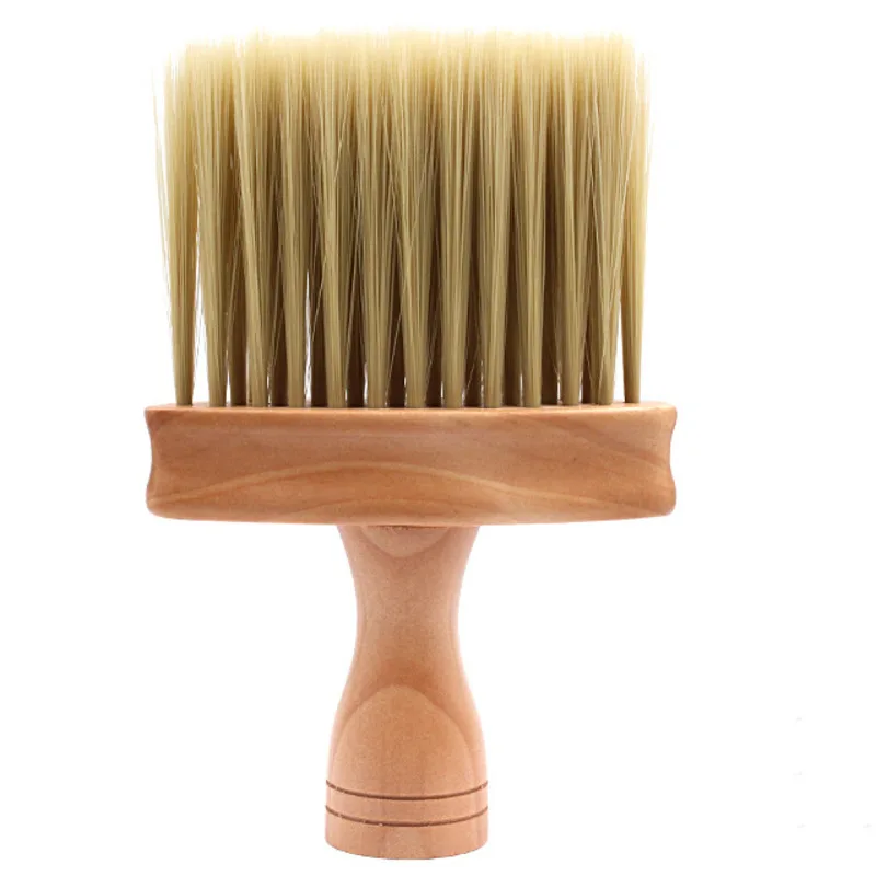 

Senior Beech Wood Soft Neck Face Duster Brush For Salon Barber Cutting Hairdressing Styling Tools