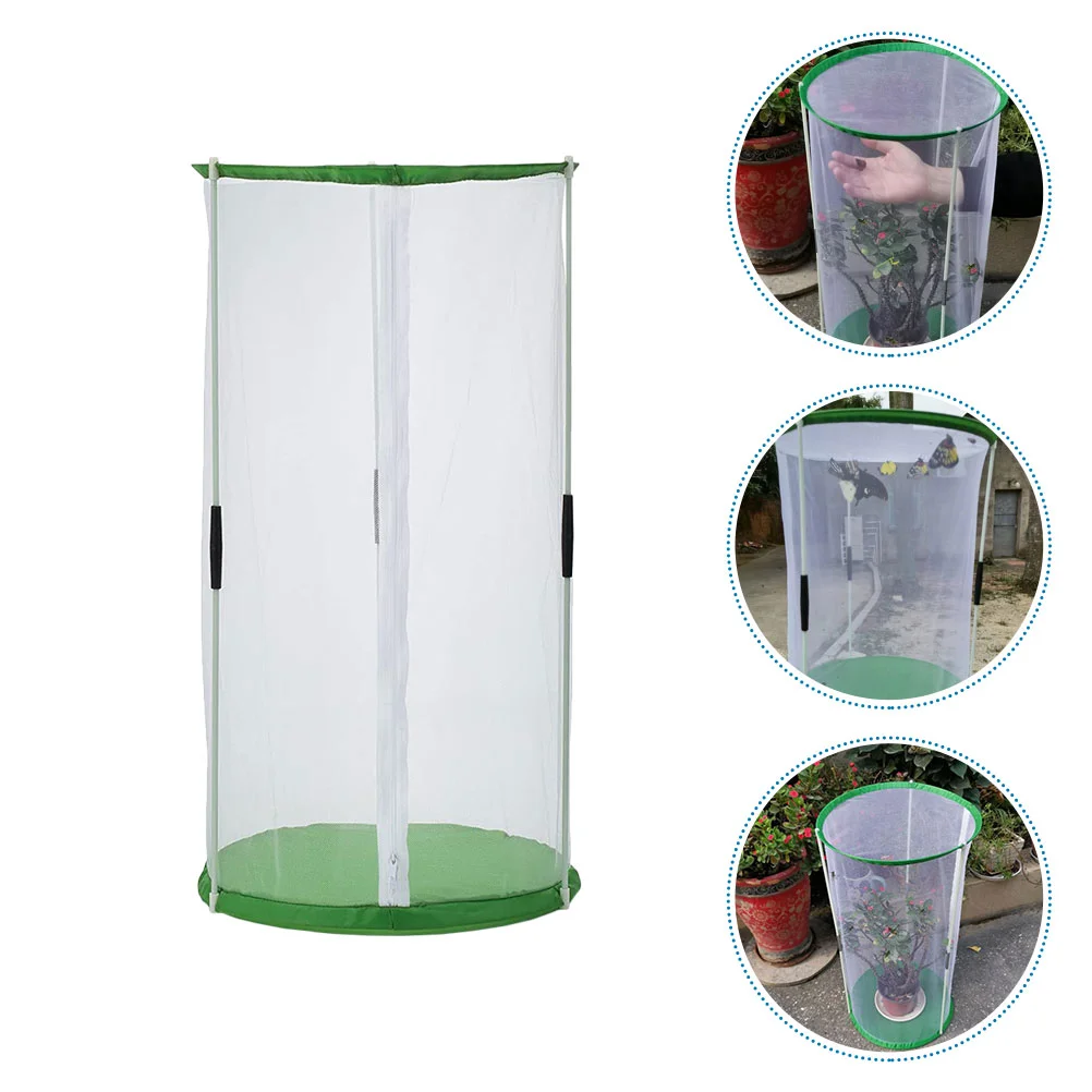 

Insects Kids Butterfly Cage Breeding Container Butterflies Observation House Portable Visible Outdoor Incubator Mesh Child