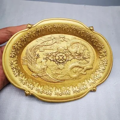 

Позолоченная латунная пластина Jinggong Longfeng Chengxiang